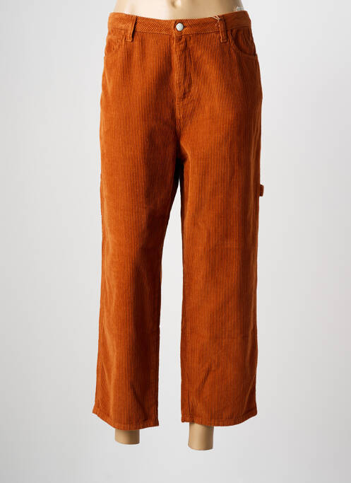 Pantalon drept maro SUNNY STUDIO femeie