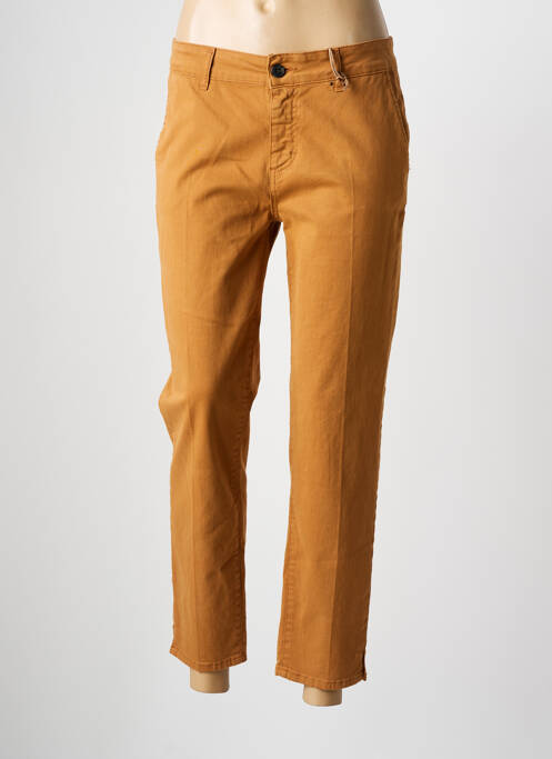 Pantalon chino maro SUNNY STUDIO femeie