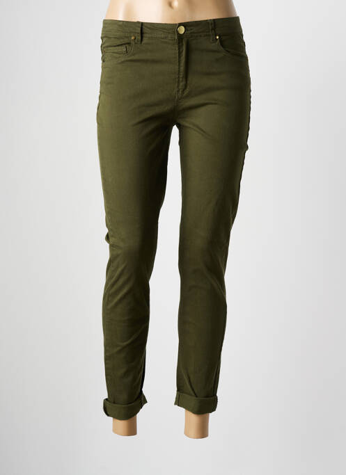 Pantalon slim verde BEST MOUNTAIN femeie