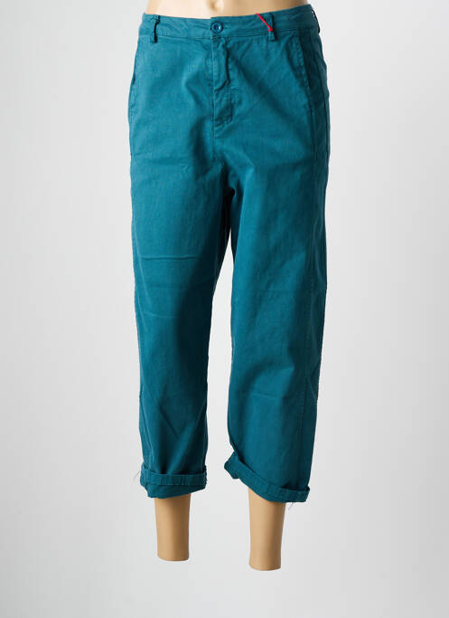 Pantalon trei sferturi verde JOHANNA PARIS femeie