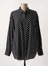 Cămașă croială dreaptă mâneci lungi negru HIGH femme