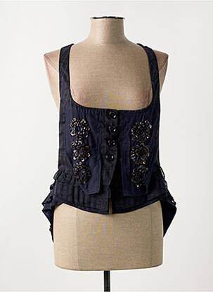 Vestă fără mâneci albastru HIGH femeie