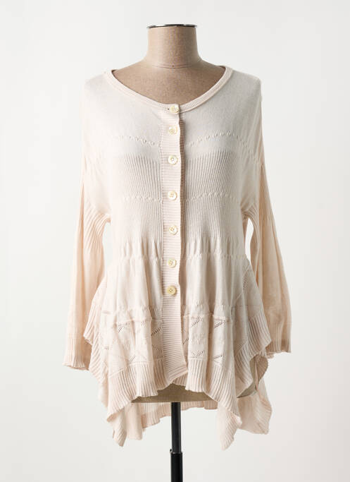 Vestă cu mâneci lungi roz HIGH femeie