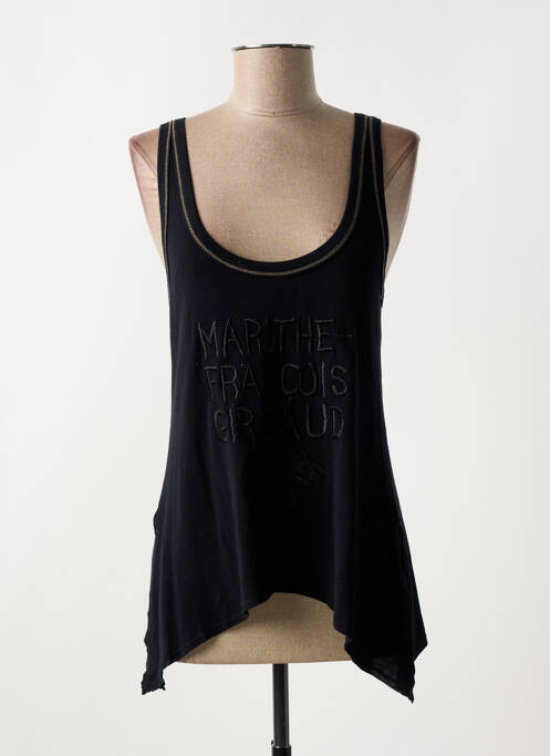Tricou negru MARITHE & FRANCOIS GIRBAUD femeie