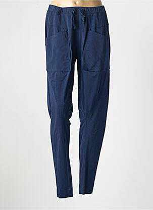 Pantalon slim albastru MARITHE & FRANCOIS GIRBAUD femeie