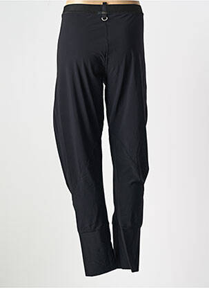 Pantalon slim talie elastică mărime normală negru HIGH femeie
