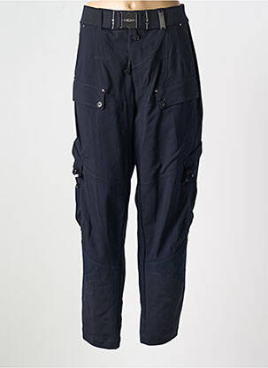 Pantalon drept albastru HIGH femeie