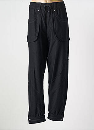 Pantalon drept elasticitate mărime normală negru ICHI femeie