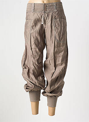 Pantalon trei sferturi maro HICH USE femeie