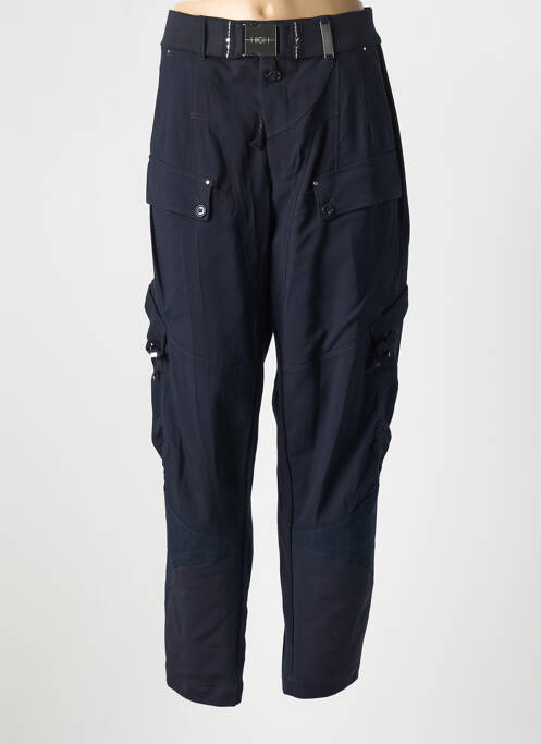 Pantalon drept albastru HIGH femeie