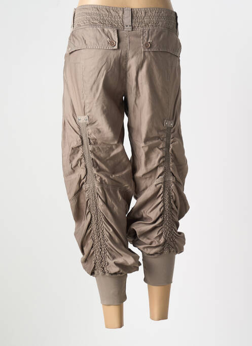 Pantalon trei sferturi maro HICH USE femeie