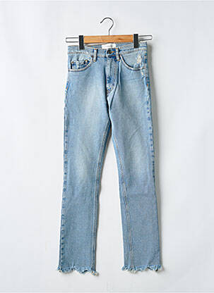 Blugi cu croială slim albastru ACQUAVERDE femeie