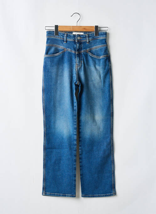 Blugi cu croială dreaptă talie înaltă talie înaltă albastru ACQUAVERDE femme