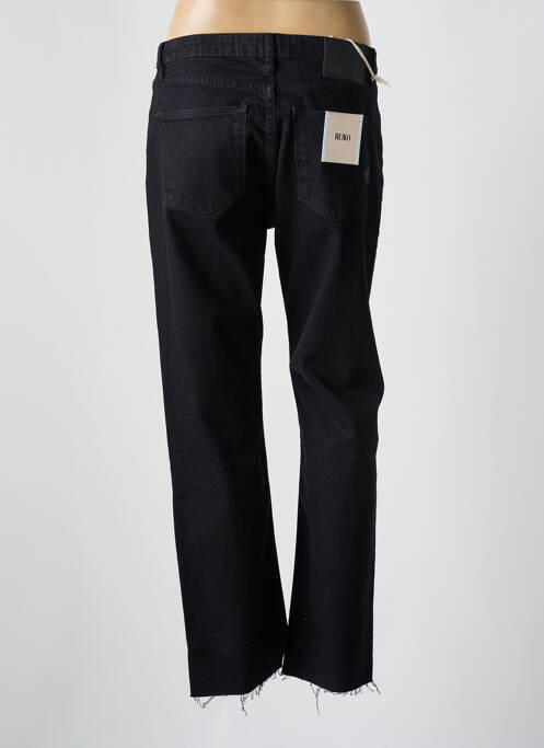 Blugi cu croială dreaptă negru REIKO femeie