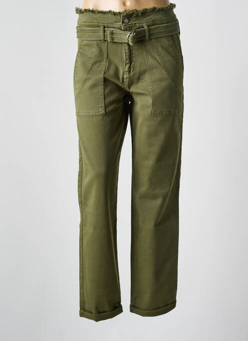 Blugi cu croială dreaptă verde VANESSA BRUNO femeie