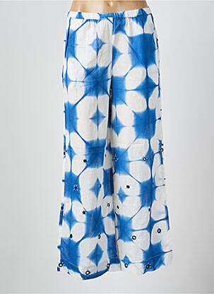 Pantalon larg albastru V.DE.VINSTER femeie