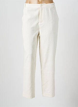 Pantalon drept bej BELLA JONES femeie