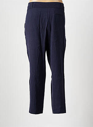 Pantalon drept croială morcov talie înaltă albastru ESSENTIEL ANTWERP femeie