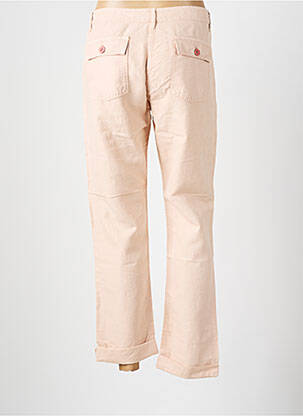 Pantalon drept talie cu cleme mărime normală roz HARTFORD femeie