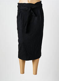 Fustă midi talie înaltă negru SET femme