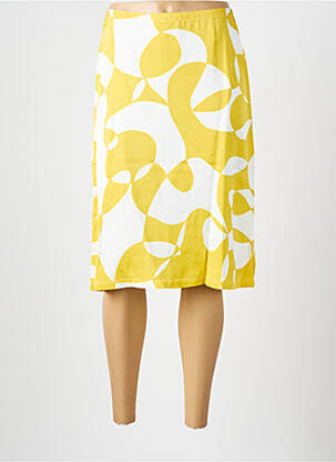 Fustă midi galben BELLEROSE femeie
