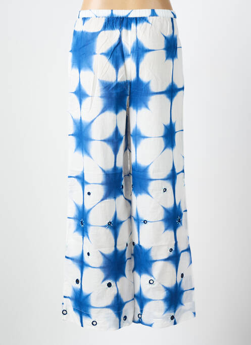 Pantalon larg albastru V.DE.VINSTER femeie