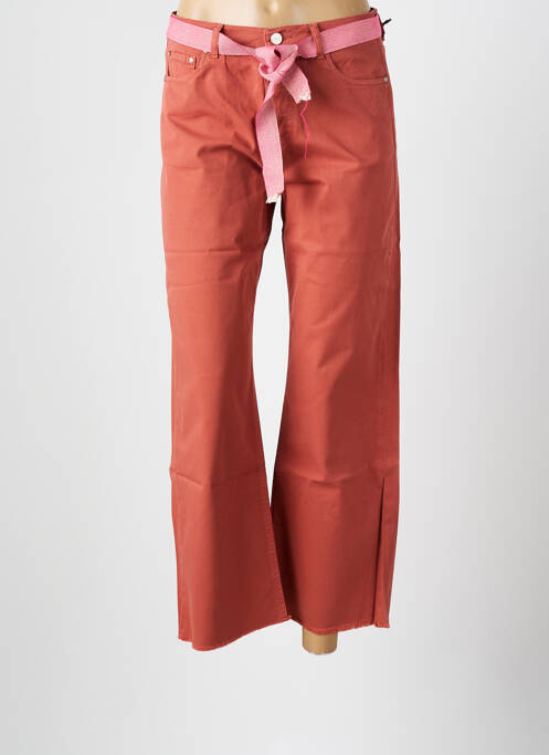 Blugi cu croială largă portocaliu HOD femeie