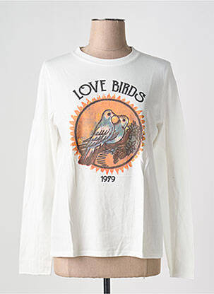 Tricou alb HARTFORD femeie