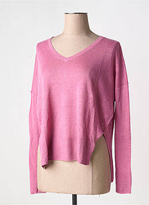 Pulover roz BELLA JONES femeie