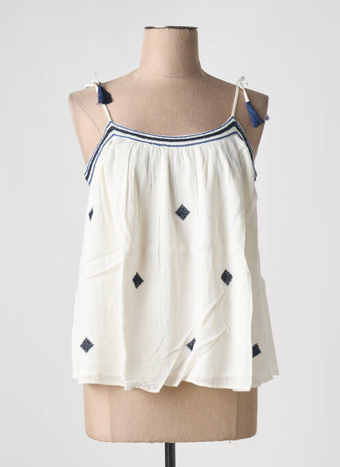 Top alb HARTFORD femeie