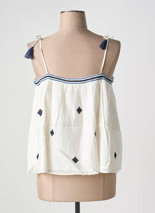 Top alb HARTFORD femeie