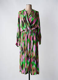 Rochie lungă mâneci lungi mâneci lungi verde ESSENTIEL ANTWERP femeie