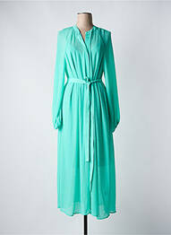 Rochie midi croială fluidă mâneci lungi verde ESSENTIEL ANTWERP femme