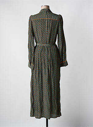 Rochie lungă mâneci lungi mâneci lungi verde HOD femeie