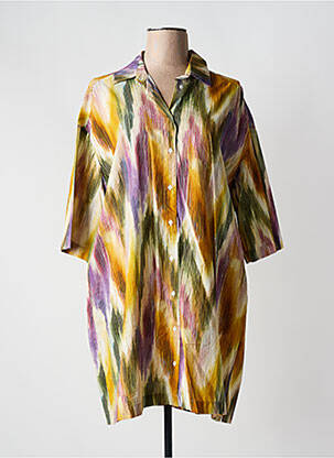 Rochie scurtă galben HARTFORD femeie