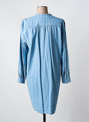 Rochie midi mâneci lungi mâneci lungi albastru HARTFORD femeie