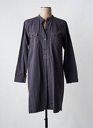 Rochie scurtă mâneci lungi mâneci lungi gri HARTFORD femeie