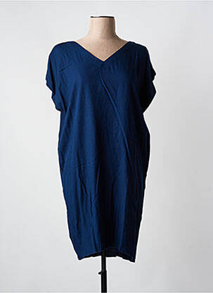 Rochie scurtă mâneci scurte mâneci scurte albastru KARMA KOMA femeie