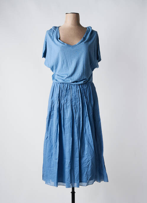 Rochie lungă albastru POMANDERE femeie