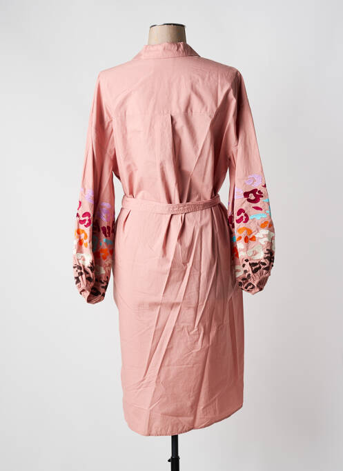 Rochie midi roz ESSENTIEL ANTWERP femeie