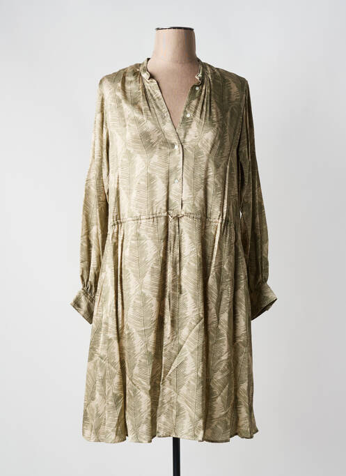 Rochie midi bej HARTFORD femeie