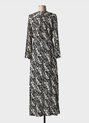 Rochie lungă mâneci lungi mâneci lungi negru LA PETITE FRANCAISE femeie