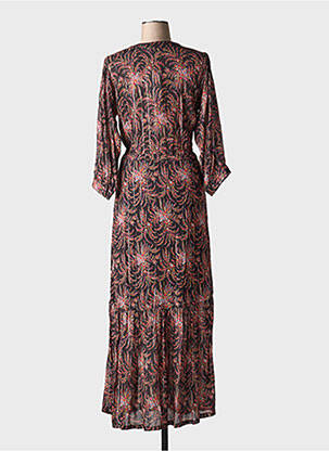Rochie lungă mâneci lungi mâneci lungi negru LA PETITE FRANCAISE femeie