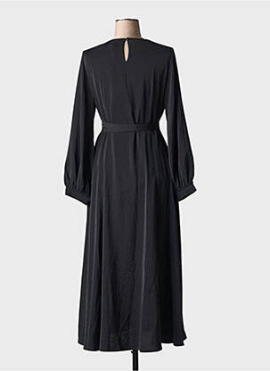 Rochie lungă mâneci lungi mâneci lungi negru ANONYME DESIGNERS femeie