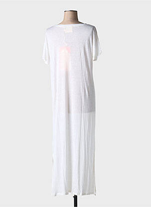 Rochie lungă mâneci scurte mâneci scurte bej ABSOLUT CASHMERE femeie