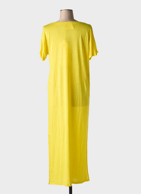 Rochie lungă galben ABSOLUT CASHMERE femeie