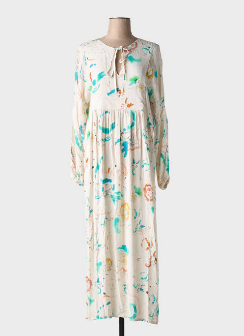 Rochie lungă bej MAGNOLIA TRENDY femeie