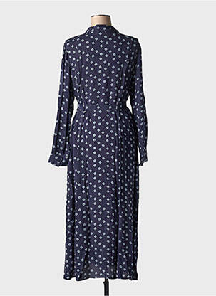 Rochie lungă mâneci lungi mâneci lungi albastru YAYA femeie