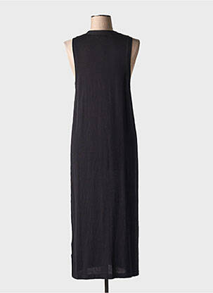 Rochie pulover guler în v fără mâneci negru YERSE femeie