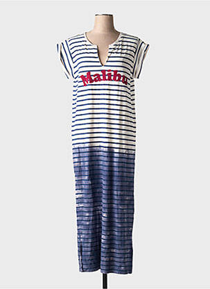 Rochie lungă albastru FIVE femeie